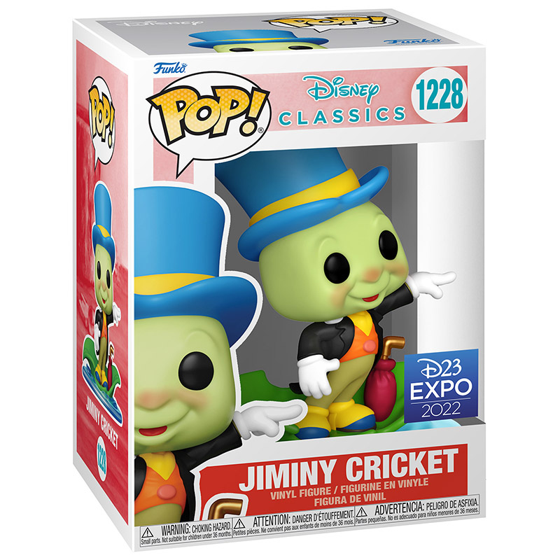 Figurine Pop Jiminy Cricket on Leaf (Pinocchio)