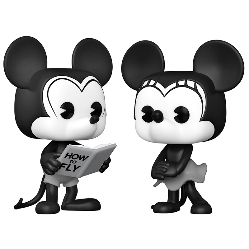 Figurines Pop Mickey et Minnie Plane Crazy (Disney)