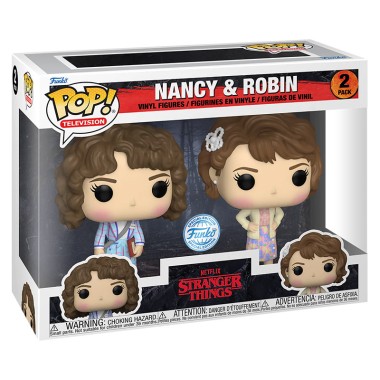Figurines Pop Nancy & Robin (Stranger Things)