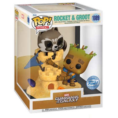 Figurine Pop Rocket & Groot Beach Day (Guardians of the Galaxy)