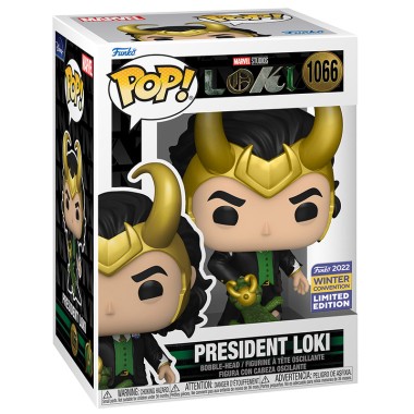 Figurine Pop President Loki avec alligator (Loki)