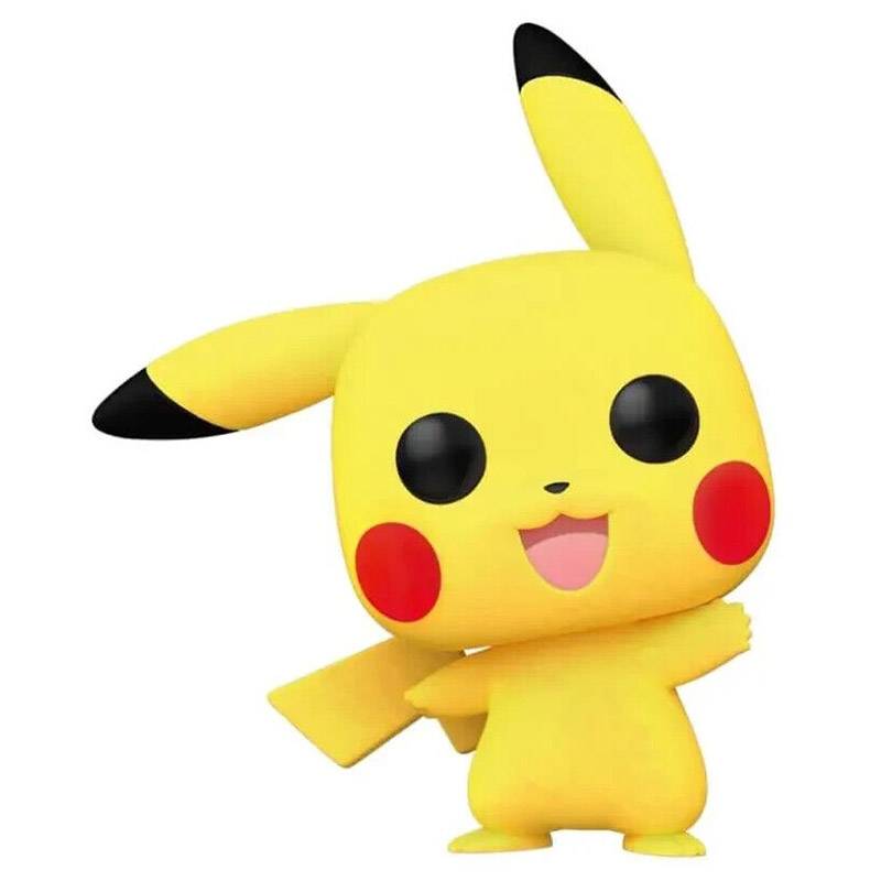 Figurine Pop Pikachu waving flocked (Pokemon)