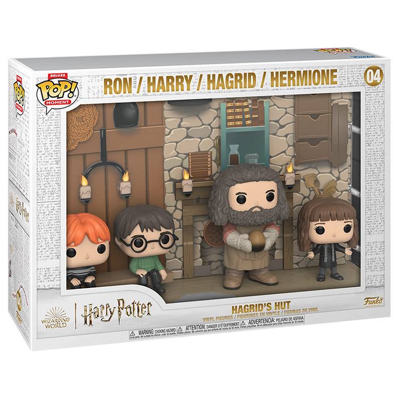 Figurine Pop Ron, Harry & Hermione in Hagrid's Hut (Harry Potter)
