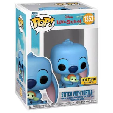 Figurine Pop Stitch with Turtle (Lilo & Stitch)