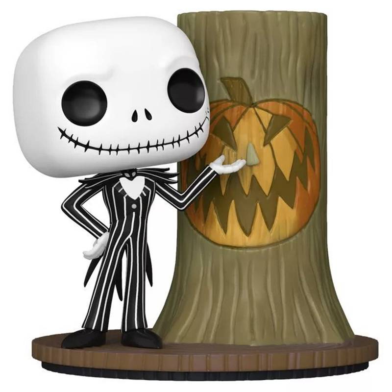 Figurine Pop Jack Skellington with Halloween Door (L'Etrange Noël De Monsieur Jack)