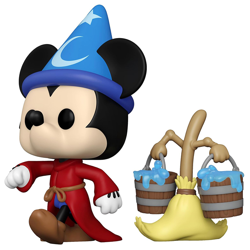 Figurine Pop Sorcerer's Apprentice Mickey with broom (Fantasia)