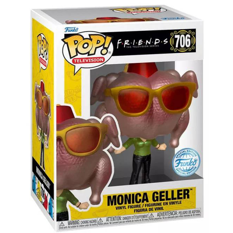 Figurine Pop Monica Geller with turkey metallic (Friends)
