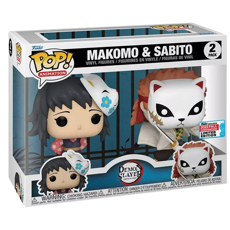Figurine Pop Makomo et Sabito (Demon Slayer)