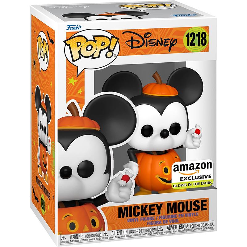 Figurine Pop Mickey Mouse Pumpkin glows in the dark (Disney)