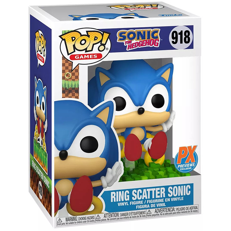 Figurine Pop Ring Scatter Sonic (Sonic the Hedgehog)