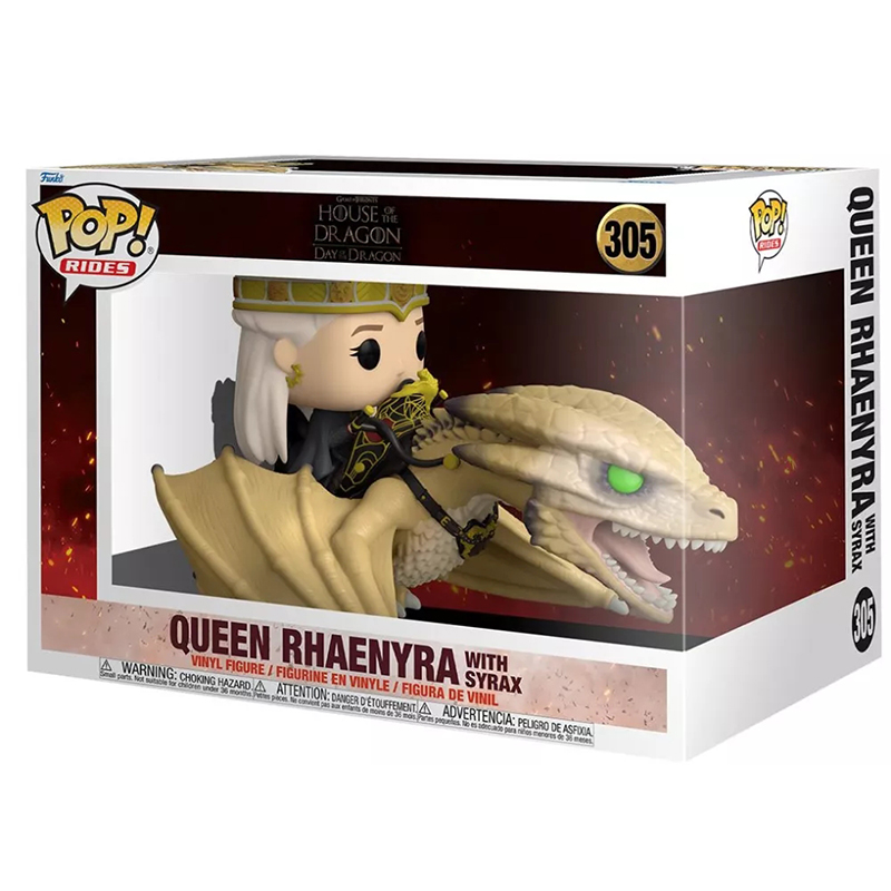 Figurine Pop Queen Rhaenyra with Syrax (House of the Dragon)