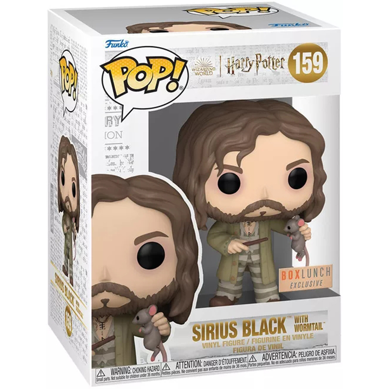 Figurine Pop Sirius Black with Wormtail (Harry Potter)