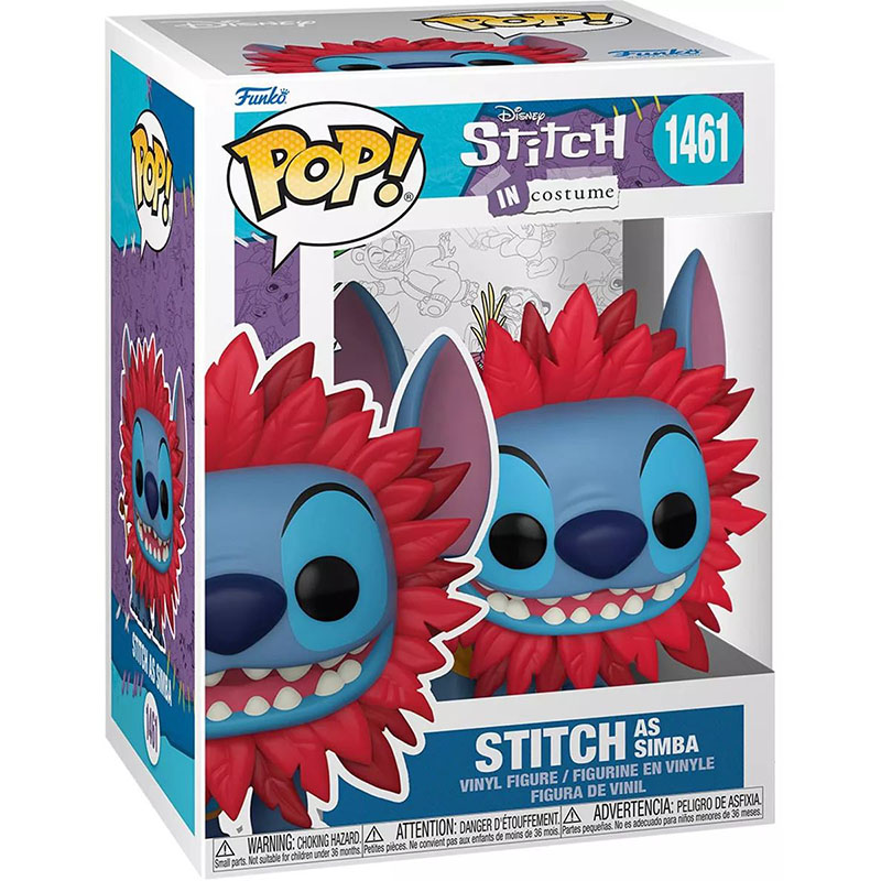 Figurine Pop Stitch as Simba (Stitch in Costume)