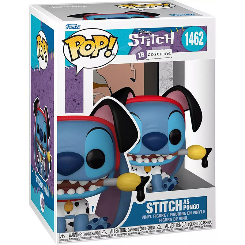 Figurine Pop Stitch as Pongo (Stitch in Costume)