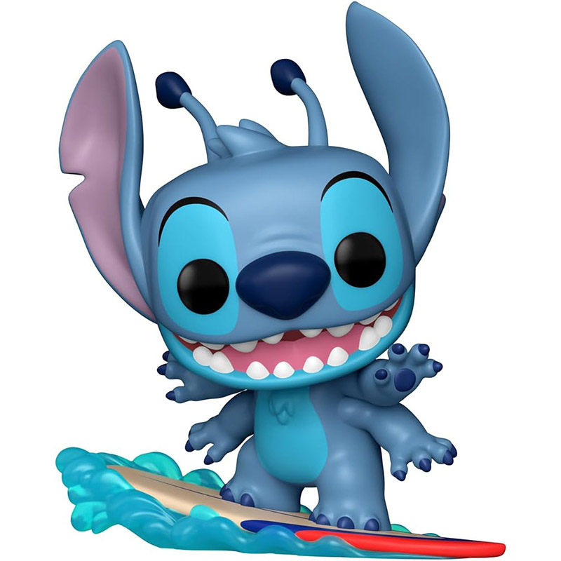Figurine Pop Stitch on surfboard (Lilo & Stitch)