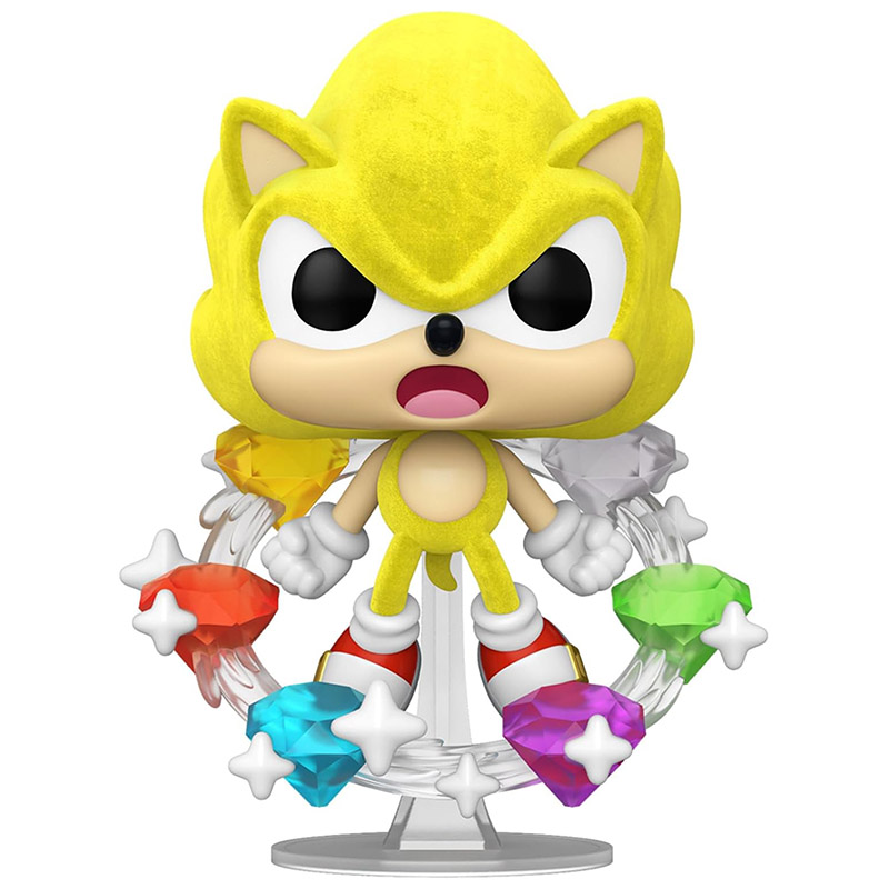Figurine Pop Super Sonic with Emeralds flocked (Sonic the Hedgehog)