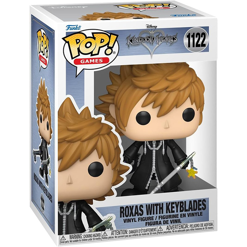 Figurine Pop Roxas with keyblade (Kingdom Hearts)