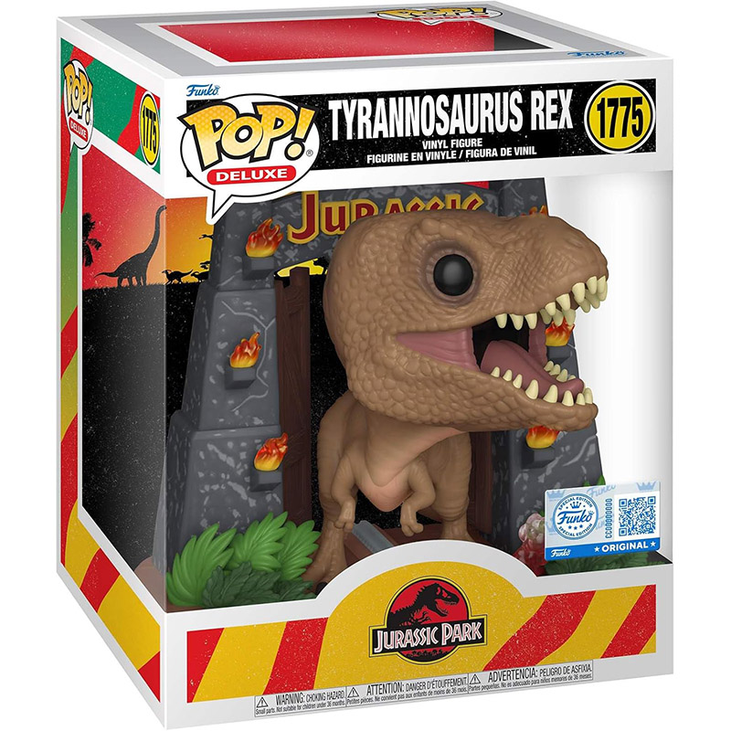 Figurine Pop Tyrannosaurus Rex with Gates (Jurassic Park)