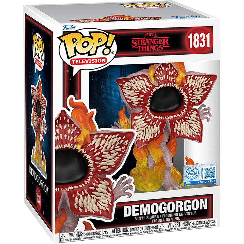 Figurine Pop Demogorgon on Fire (Stranger Things)