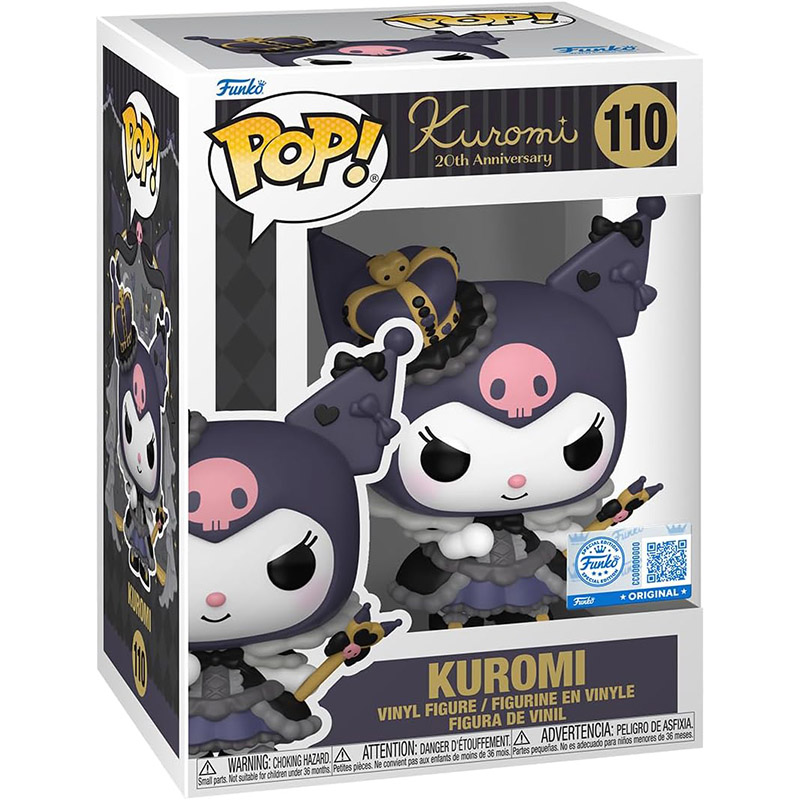 Figurine Pop Kuromi Queen 20th anniversary (Sanrio)