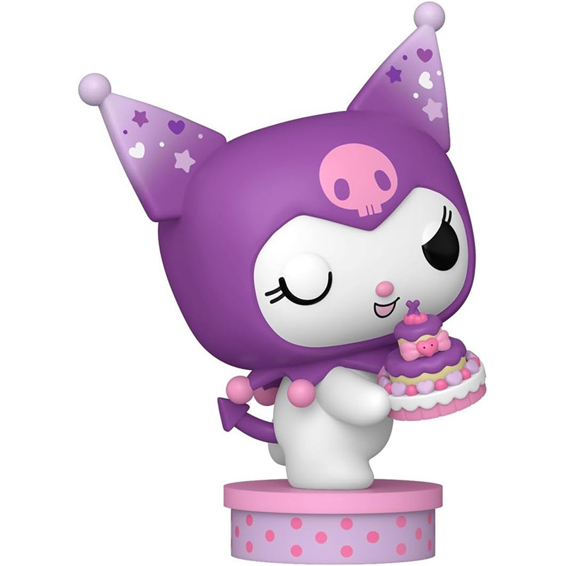 Figurine Pop Kuromi with birthday cake 20th anniversary (Sanrio)