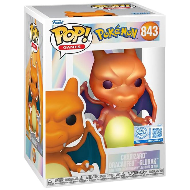 Figurine Pop Charizard Nacre (Pokemon)