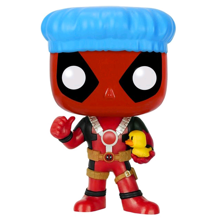 Figurine Pop Deadpool shower cap and ducky (Deadpool)