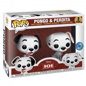 Figurines Pop Pongo et Perdita (Les 101 dalmatiens)