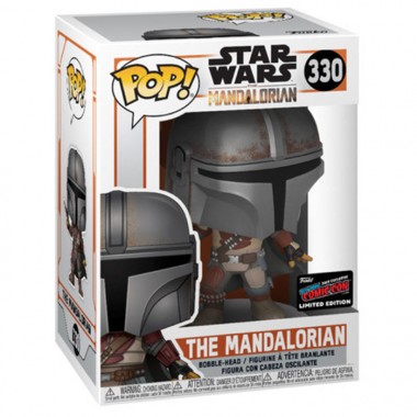 Figurine Pop The Mandalorian with pistol (Star Wars The Mandalorian)