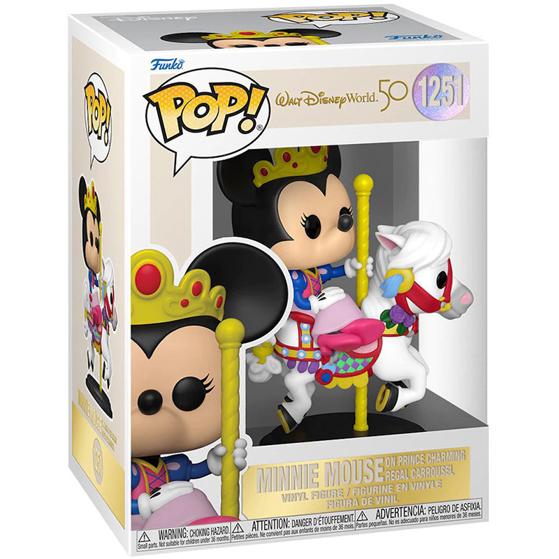Figurine Pop Minnie Mouse on Prince Charming Regal Carrousel (Walt Disney World)